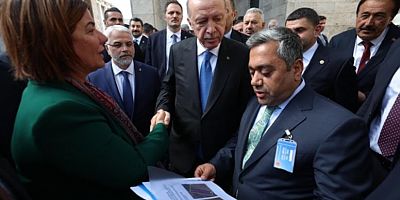 Erdoğan’ın yolunu kesip torpil istedi