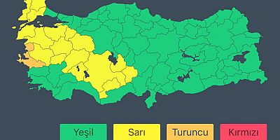Meteoroloji'den 18 ilde sağanak ve gök gürültülü sağanak yağış uyarısı